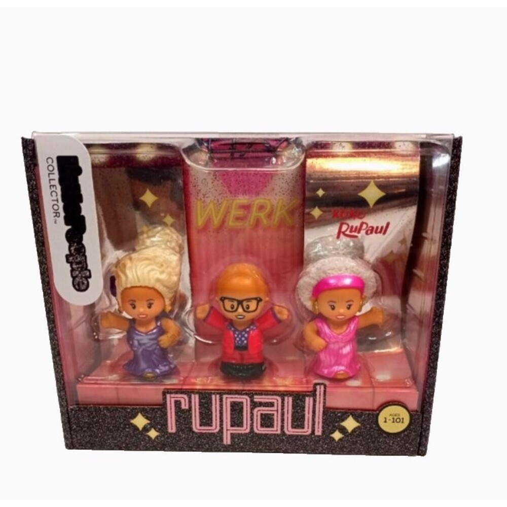 Little People Collector Rupaul Special Edition 3 Figure Set Fisher Price New